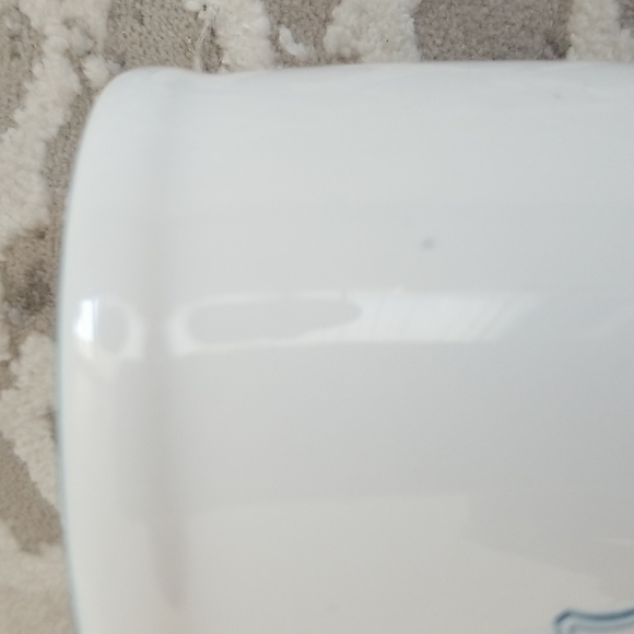 Starbucks mug for coffee or tea. White with teal blue accents and inside - Picture 7 of 7